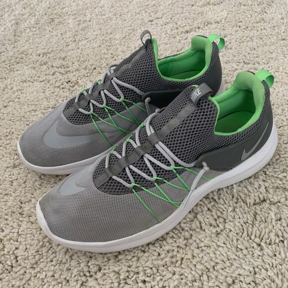 NIKE Darwin Grey / Green Trainer Running Shoes Sneakers Size 13 819803-003 - Picture 7 of 9